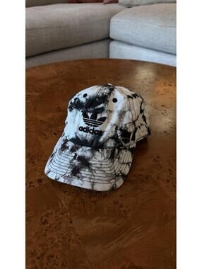 Adidas Tie-Dye Black and White Baseball Cap